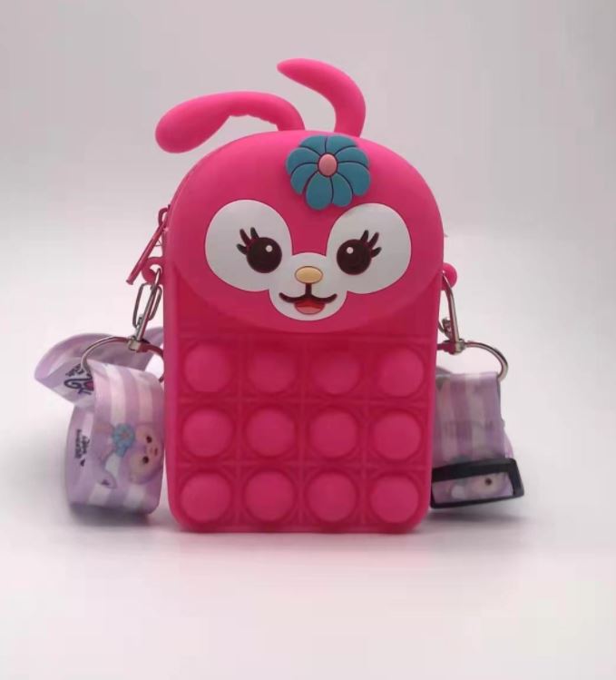 Bunny Fidget Crossbody Bag Bubble Pop Toy