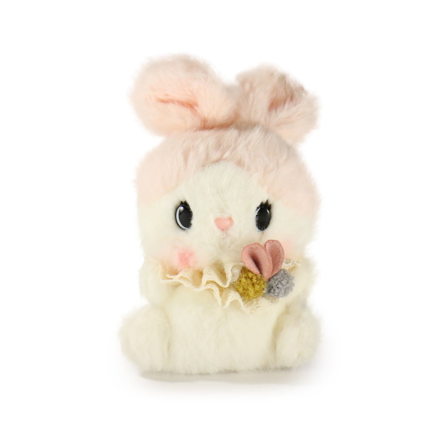 5-inch White Bunny with Flower Bow