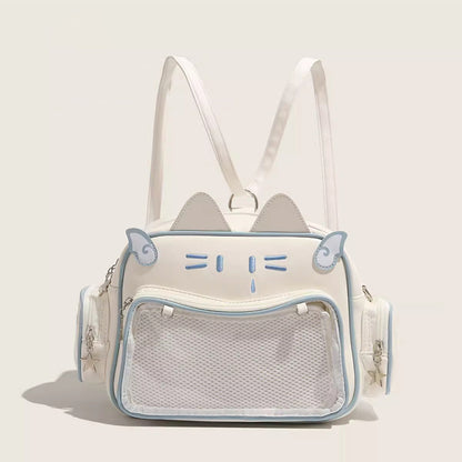 Cute transparent toddler purse, girls backpack pure cute, crossbody backpack for children teens