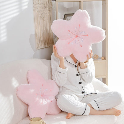 Cherry Blossom Plushie Pillow