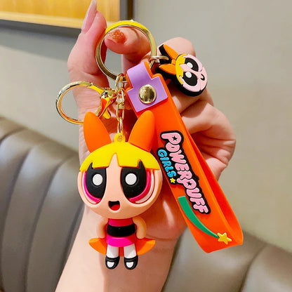 Powerpuff Girls Figure Keychain Anime