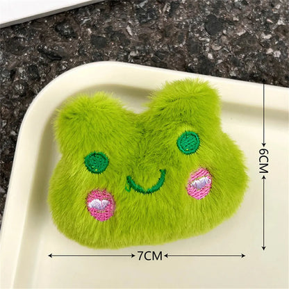 Cute Plush Animal Badge Pins