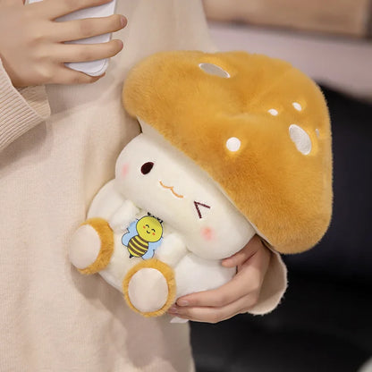 Kawaii Mushroom & Bee Plushies
