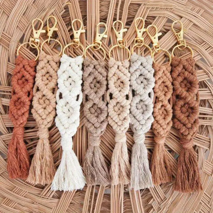 Boho Fringe Keychains