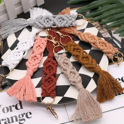Boho Fringe Keychains