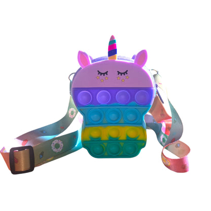 Christmas Fidget Bubble Pop Crossbody Bags