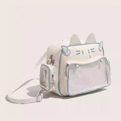 Cute transparent toddler purse, girls backpack pure cute, crossbody backpack for children teens