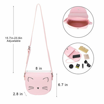 Gladdon Crossbody Bag Small Light Pink Purse for Teen Girls, Preteen