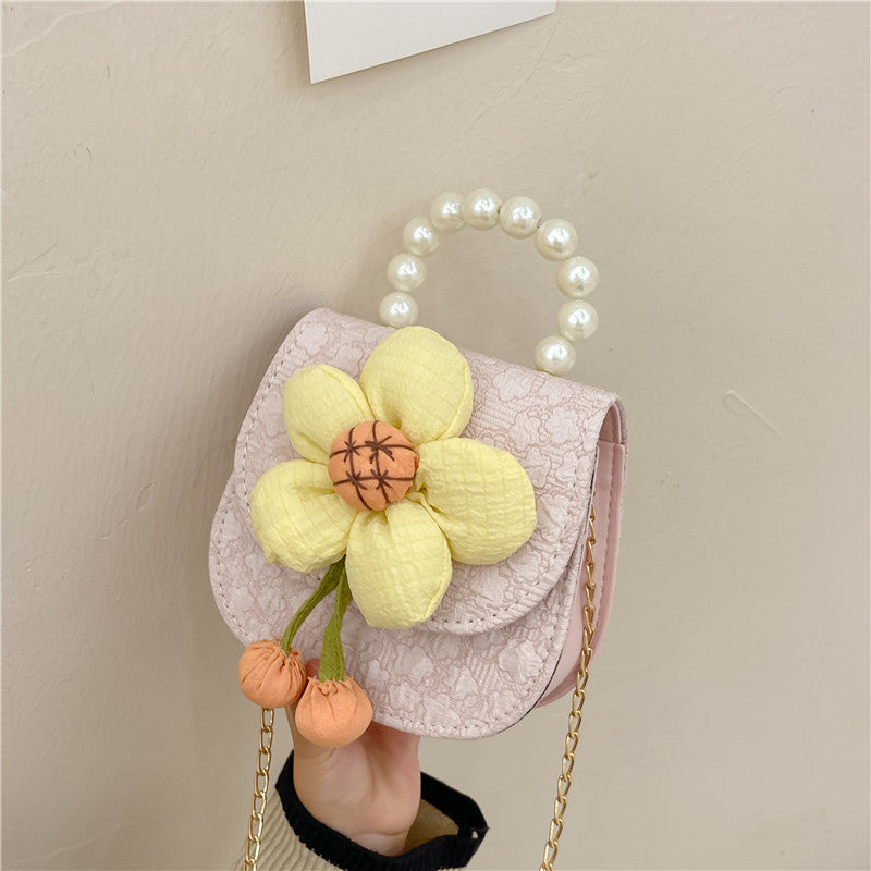 Children Girl Floral Pattern Cute Crossbody Bags