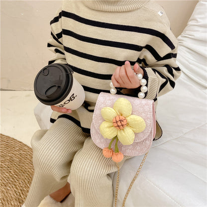 Children Girl Floral Pattern Cute Crossbody Bags
